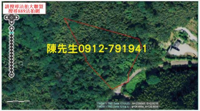 獅潭法拍山坡地-4